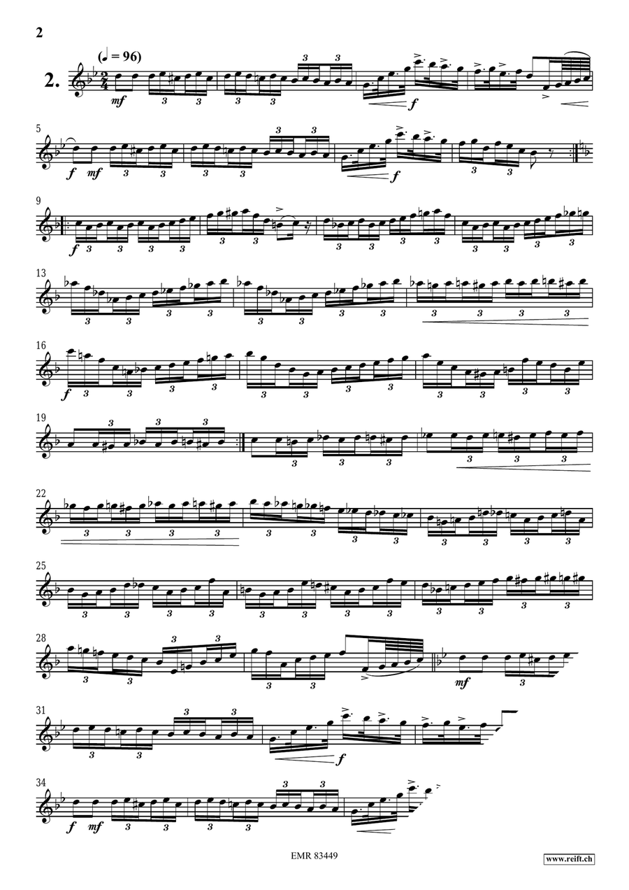 15 Studies 15 Studies Oboe Solo scores gallery preview page 4