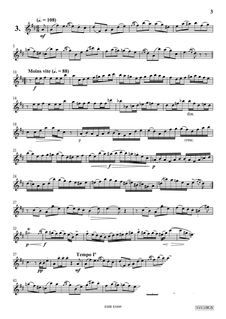 15 Studies 15 Studies Oboe Solo scores gallery preview page 5
