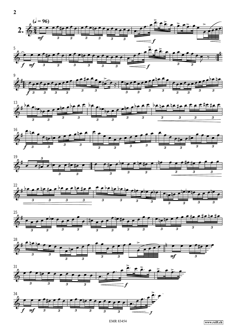 15 Studies 15 Studies Alto Saxophone scores gallery preview page 4