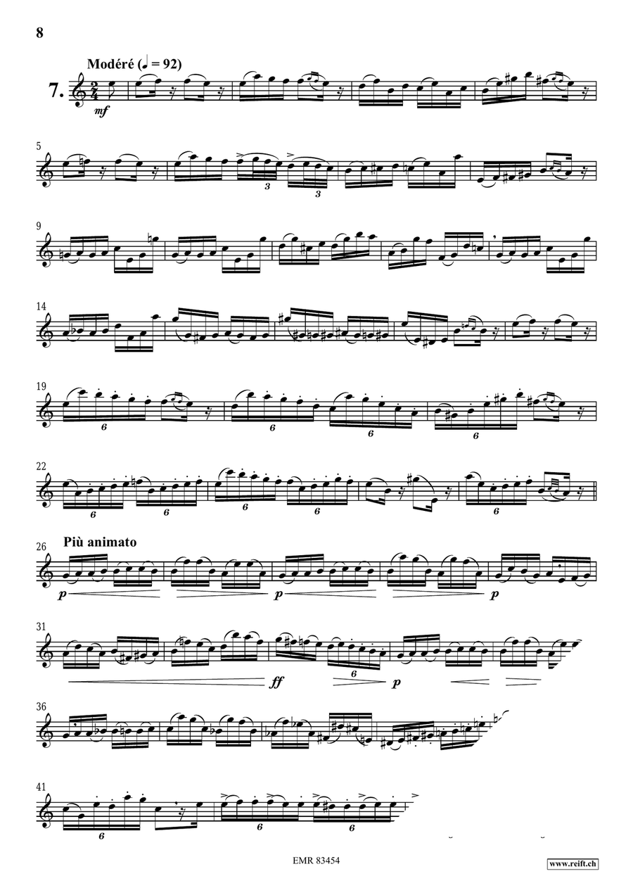 15 Studies 15 Studies Alto Saxophone scores gallery preview page 9