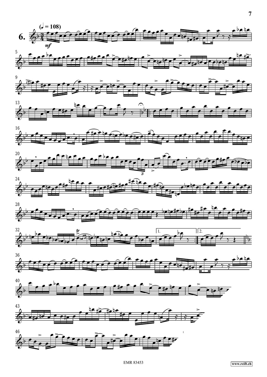 15 Studies 15 Studies Soprano Saxophone scores gallery preview page 8