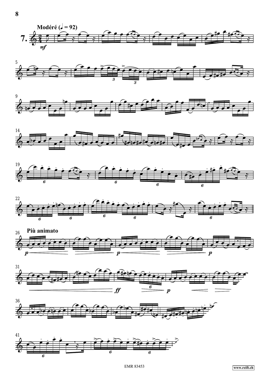 15 Studies 15 Studies Soprano Saxophone scores gallery preview page 9