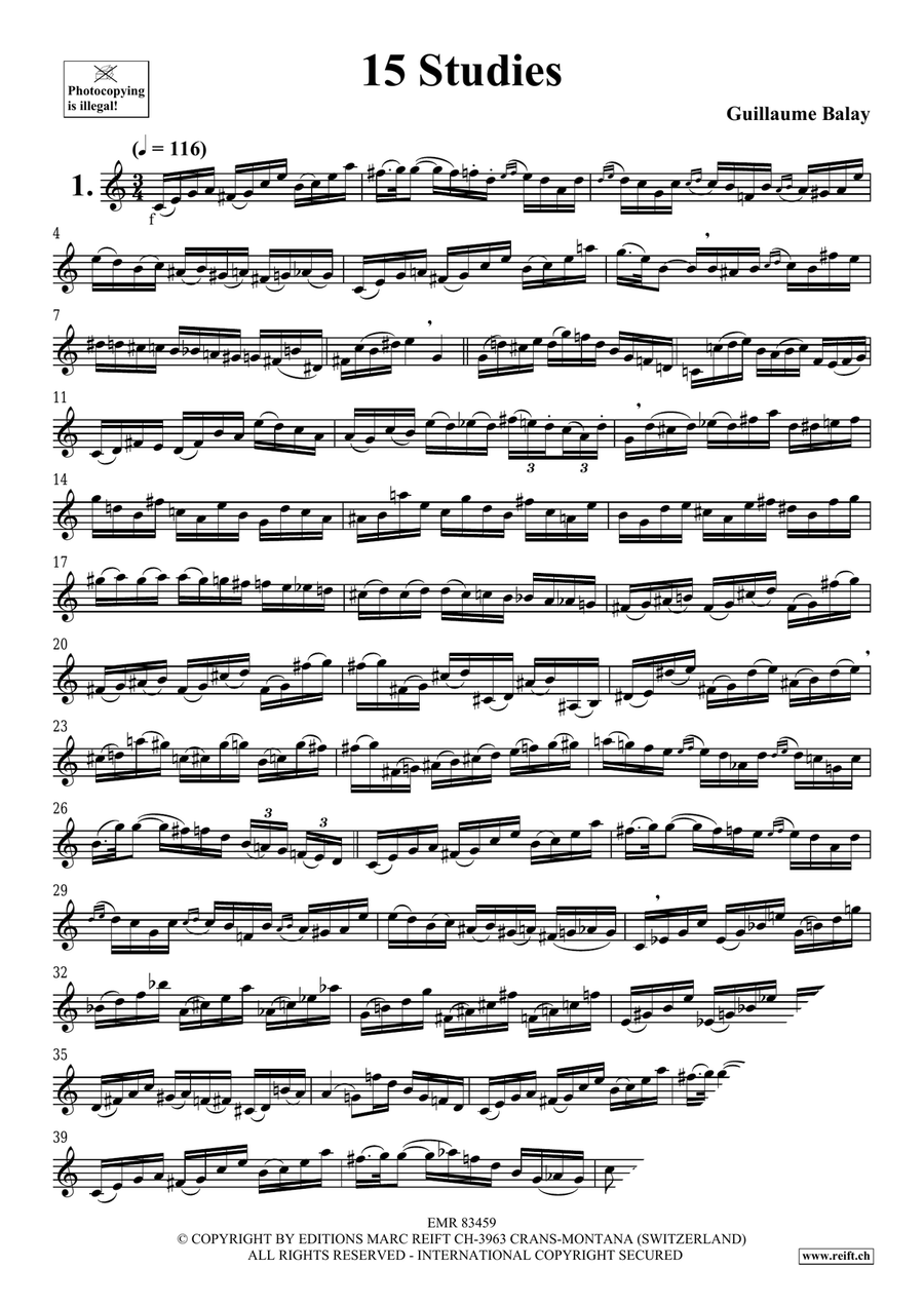 15 Studies 15 Studies Horn scores gallery preview page 3