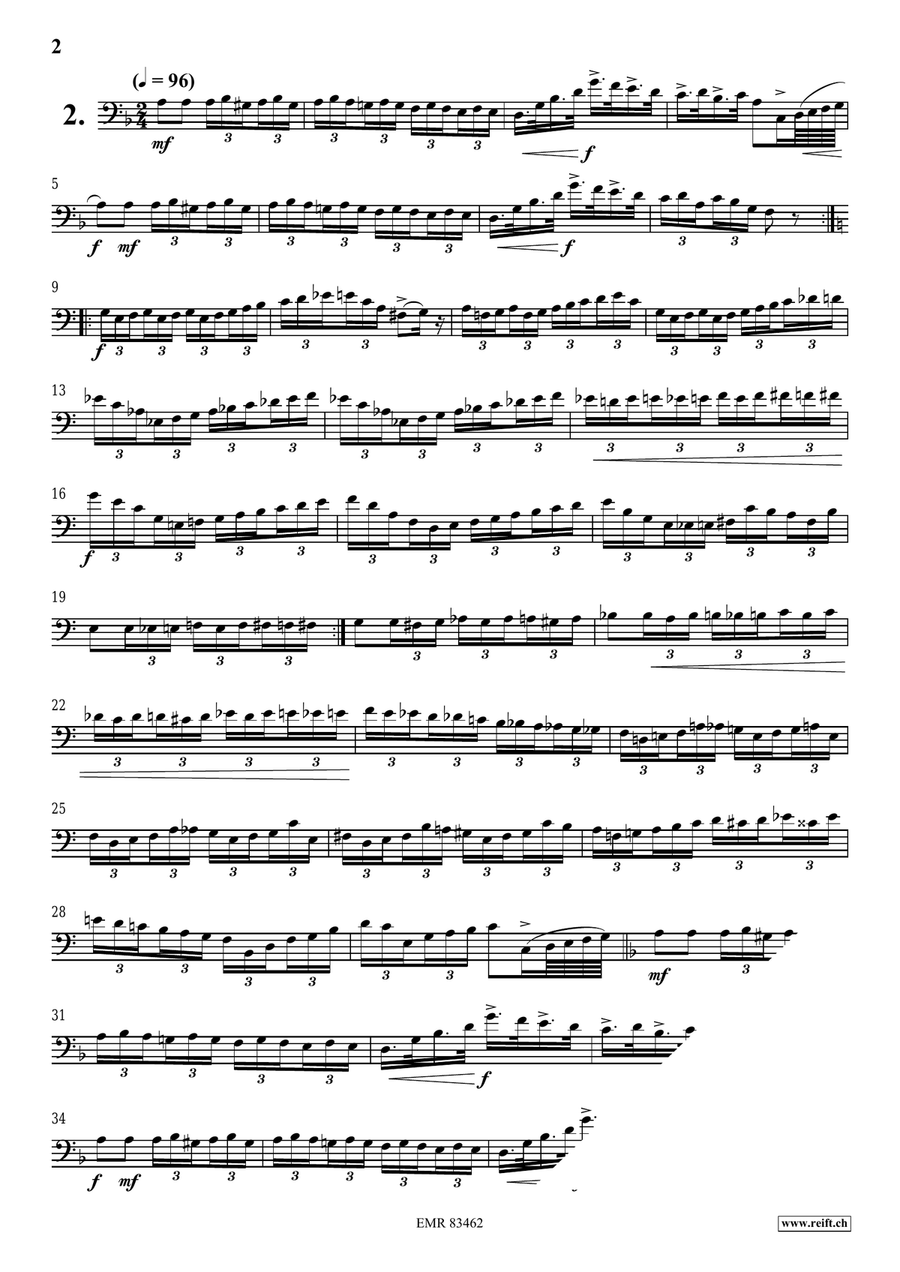 15 Studies 15 Studies Trombone scores gallery preview page 4