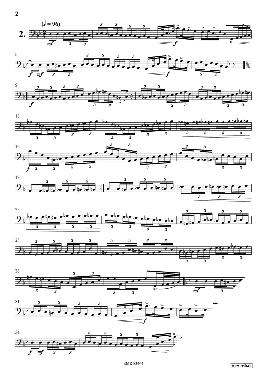15 Studies 15 Studies Trombone scores gallery preview page 4
