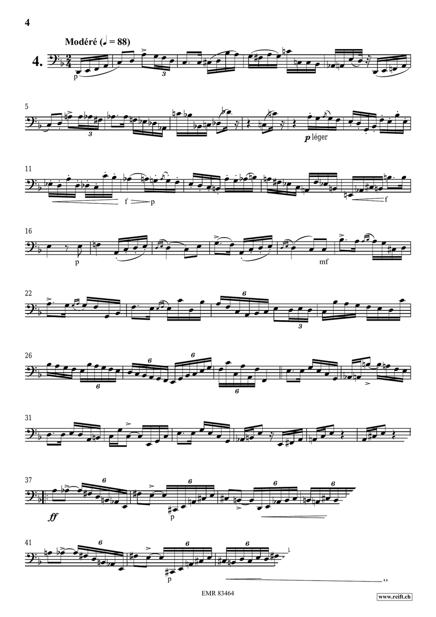 15 Studies 15 Studies Trombone scores gallery preview page 6