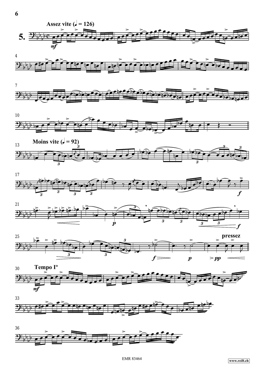 15 Studies 15 Studies Trombone scores gallery preview page 7
