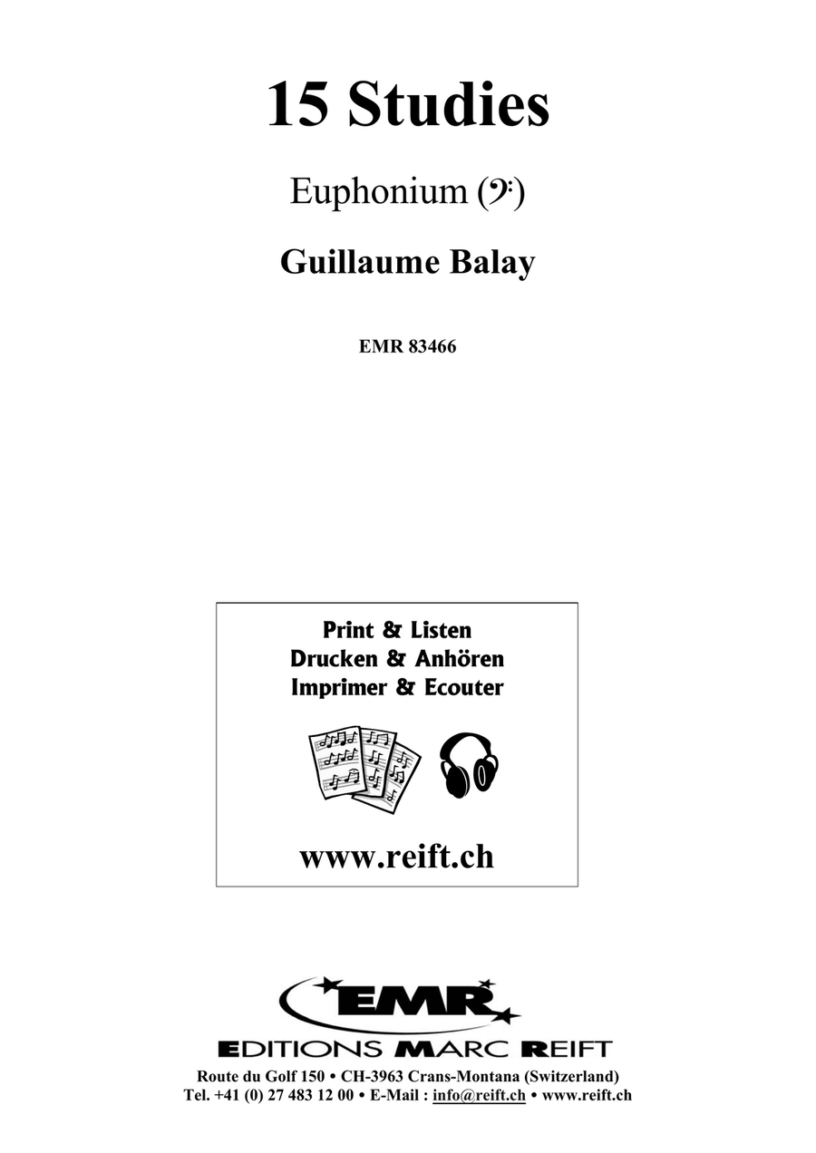 15 Studies 15 Studies Euphonium scores gallery preview page 2