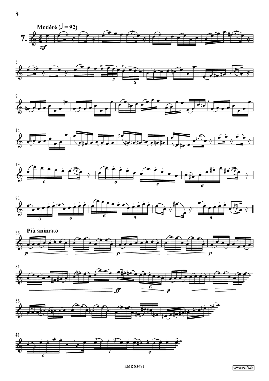 15 Studies 15 Studies Violin Solo scores gallery preview page 9