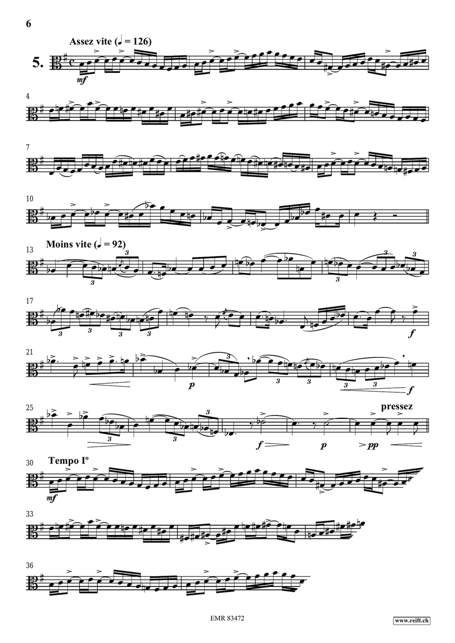 15 Studies 15 Studies Viola Solo scores gallery preview page 7