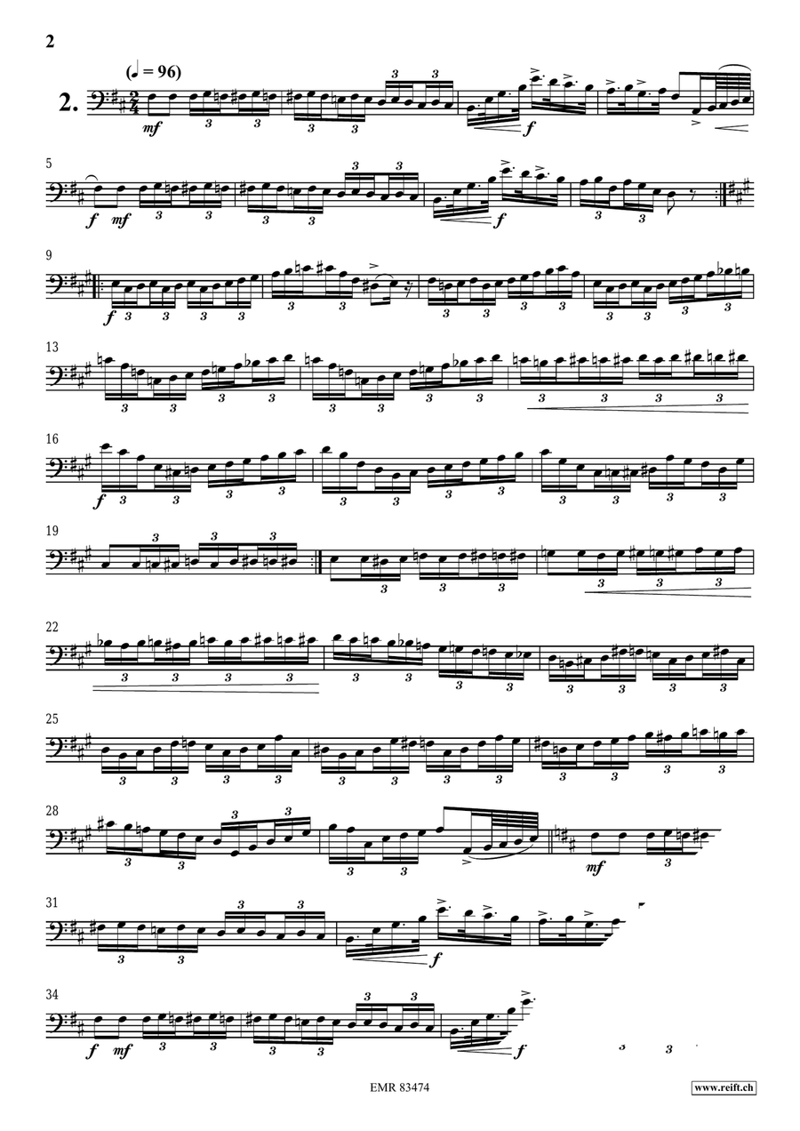 15 Studies 15 Studies Double Bass scores gallery preview page 4