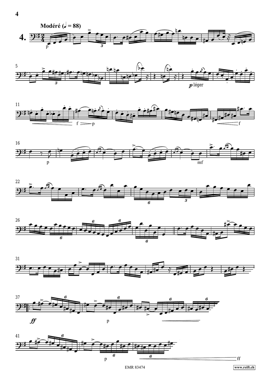 15 Studies 15 Studies Double Bass scores gallery preview page 6