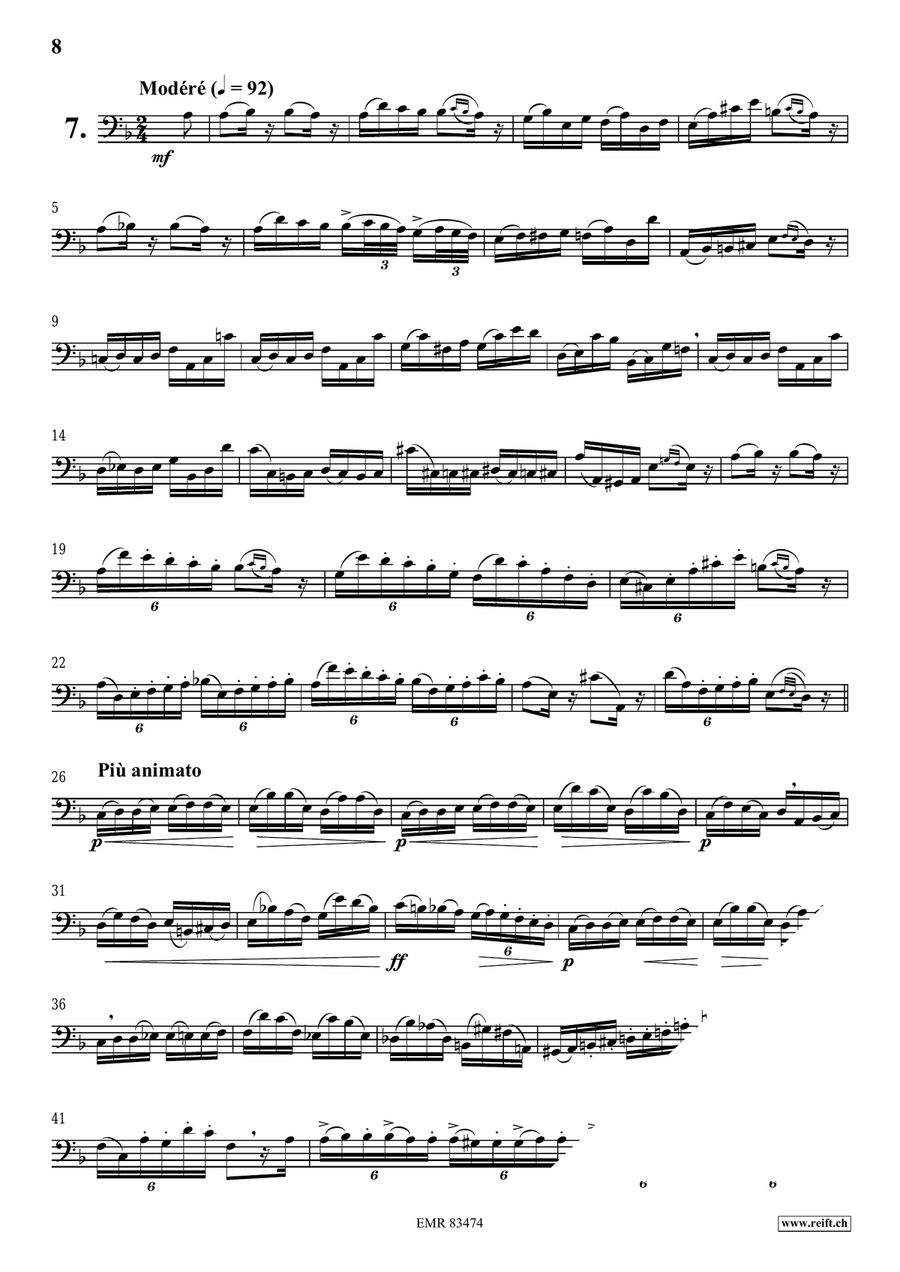 15 Studies 15 Studies Double Bass scores gallery preview page 9