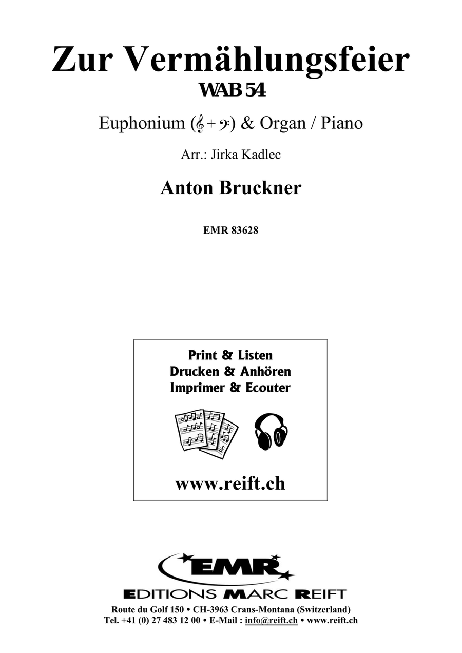 Zur Vermählungsfeier Zur Vermählungsfeier Euphonium scores gallery preview page 2