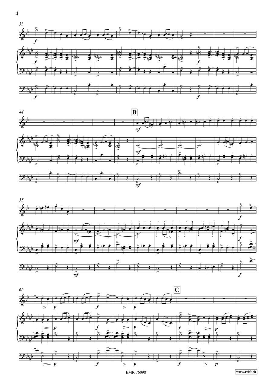 Slavonic Dance No. 8 Slavonic Dance No. 8 Flugelhorn scores gallery preview page 4