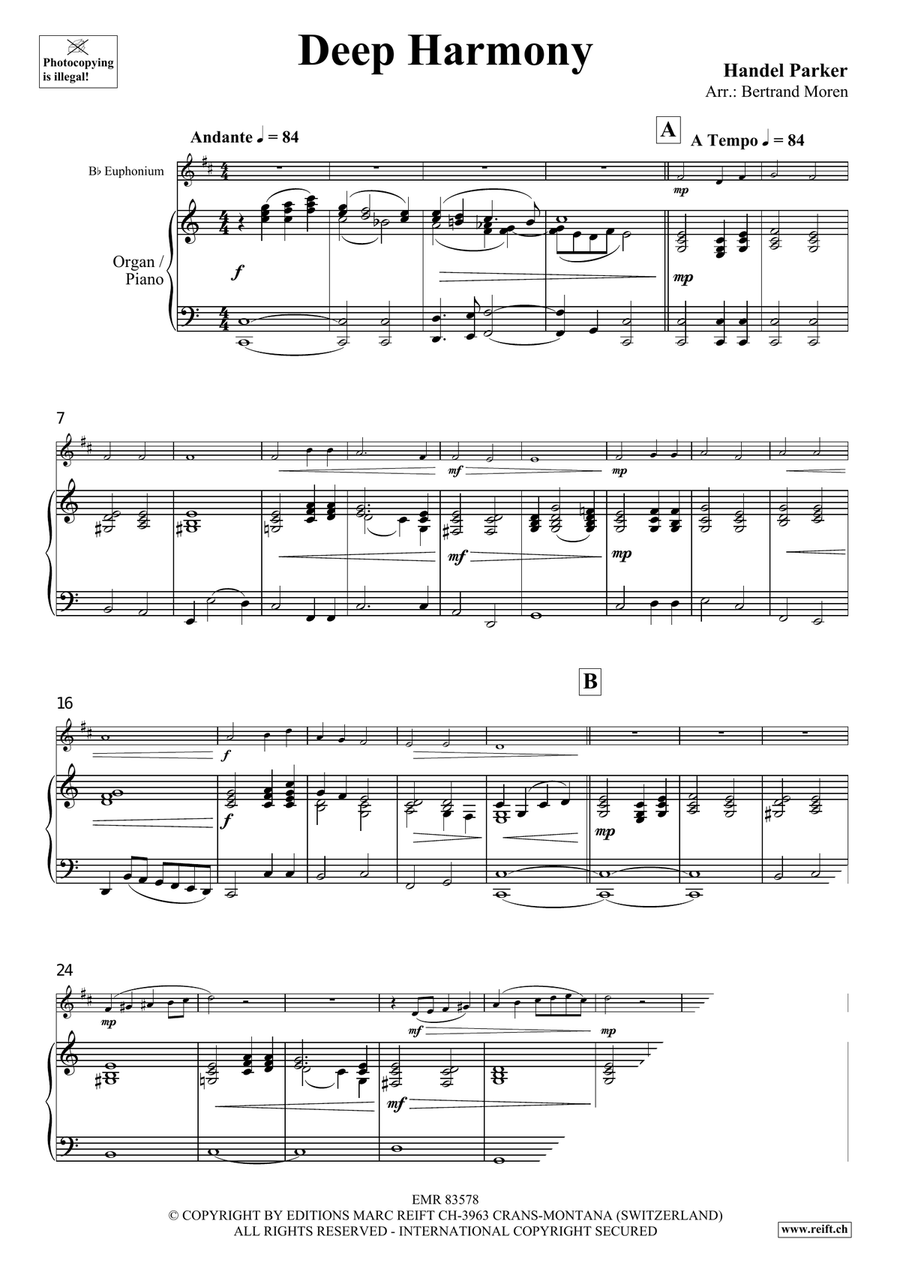Deep Harmony Deep Harmony Euphonium scores gallery preview page 3