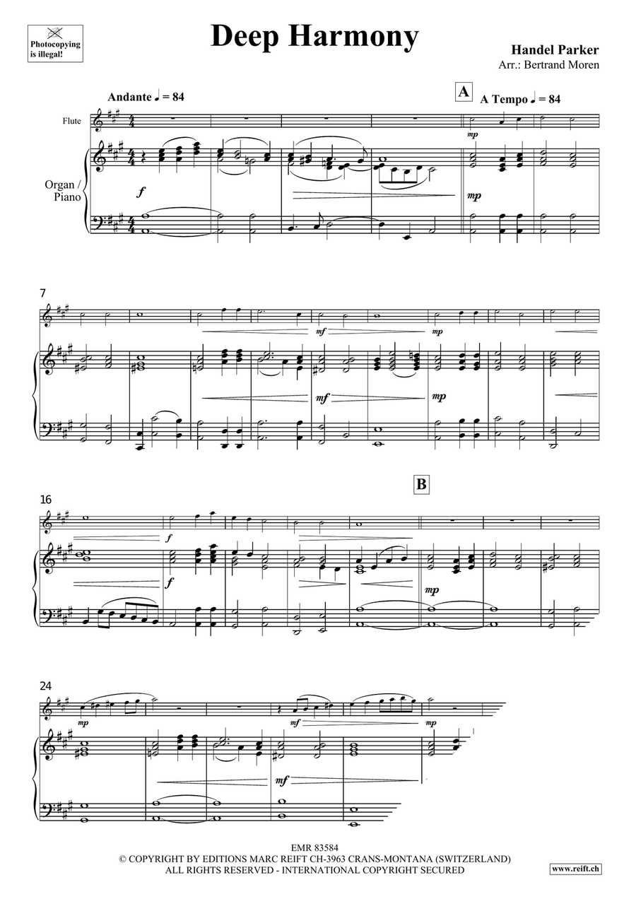Deep Harmony Deep Harmony Flute Solo scores gallery preview page 3