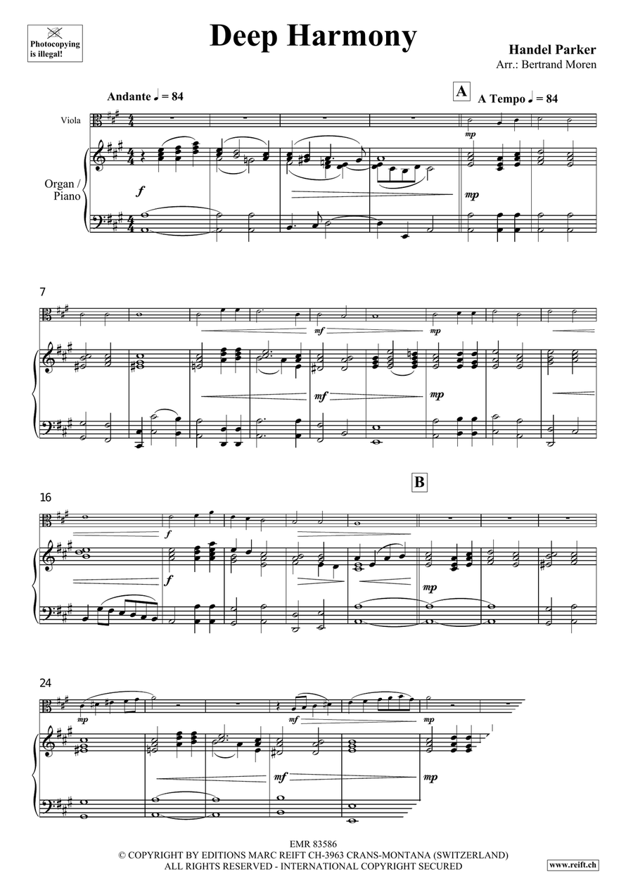 Deep Harmony Deep Harmony Viola scores gallery preview page 3