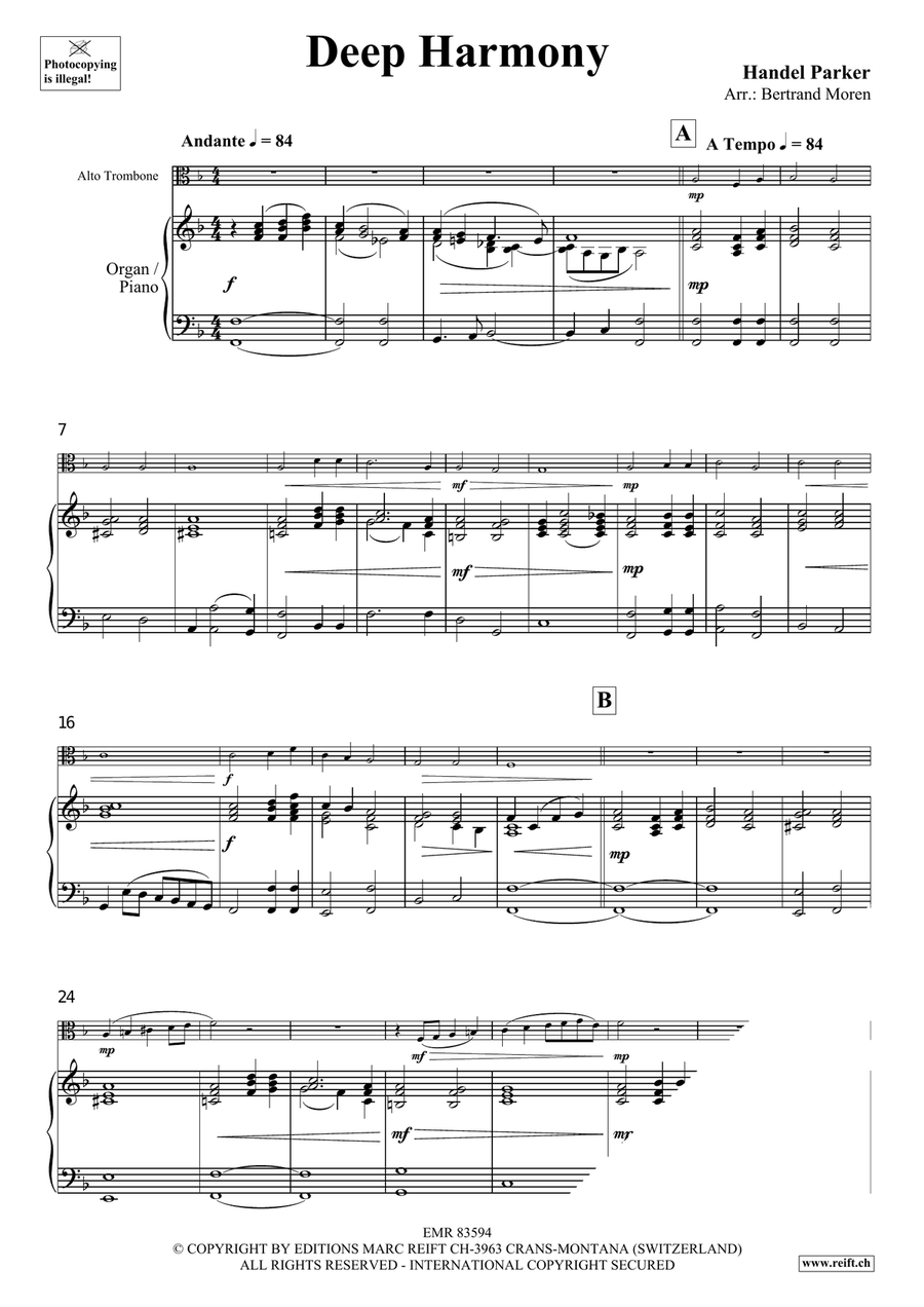 Deep Harmony Deep Harmony Organ scores gallery preview page 3