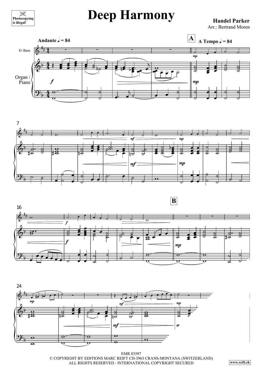 Deep Harmony Deep Harmony Organ scores gallery preview page 3