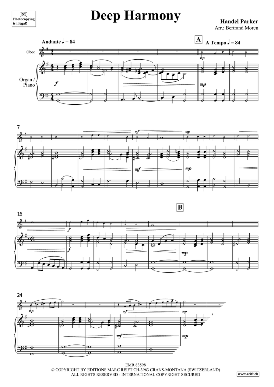 Deep Harmony Deep Harmony Organ scores gallery preview page 3