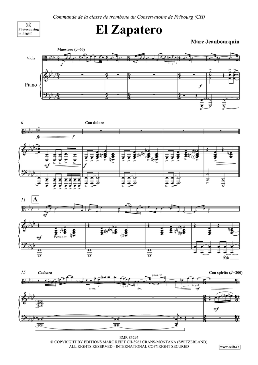 El Zapatero El Zapatero Piano Accompaniment scores gallery preview page 4