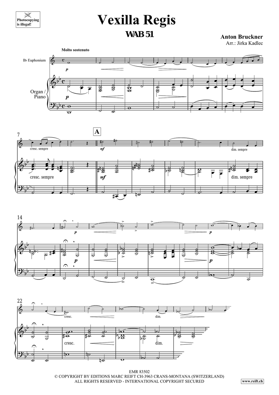 Vexilla Regis Vexilla Regis Euphonium scores gallery preview page 3