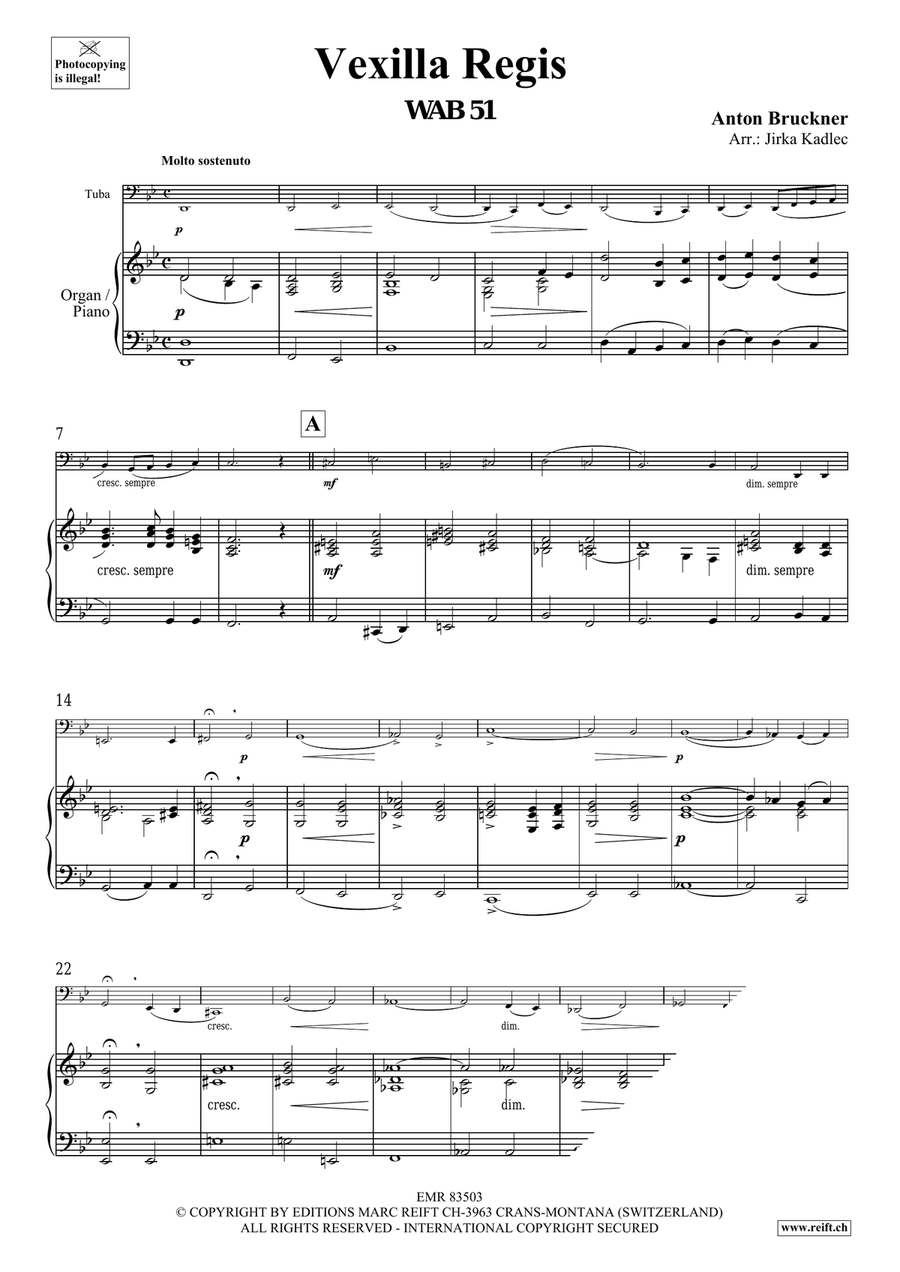 Vexilla Regis Vexilla Regis Tuba scores gallery preview page 3