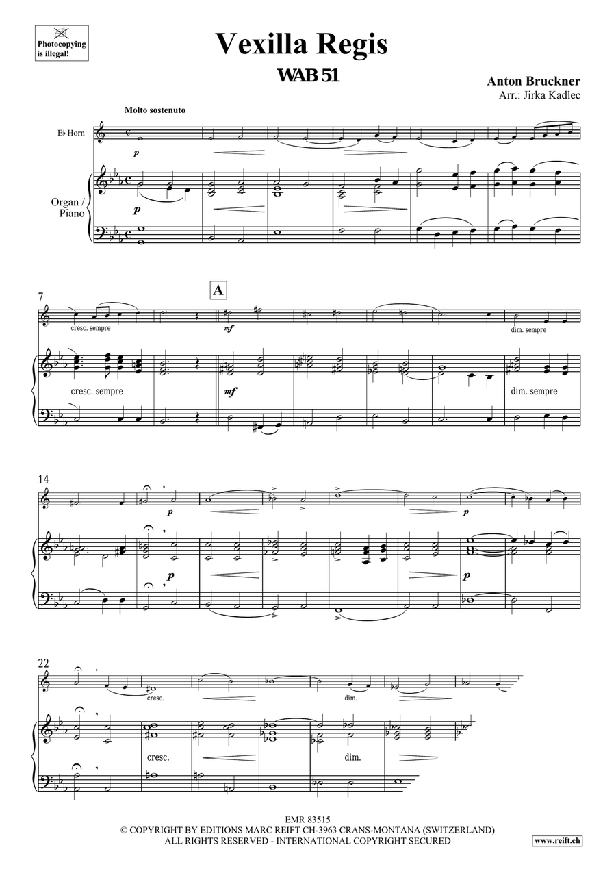Vexilla Regis Vexilla Regis Horn scores gallery preview page 3