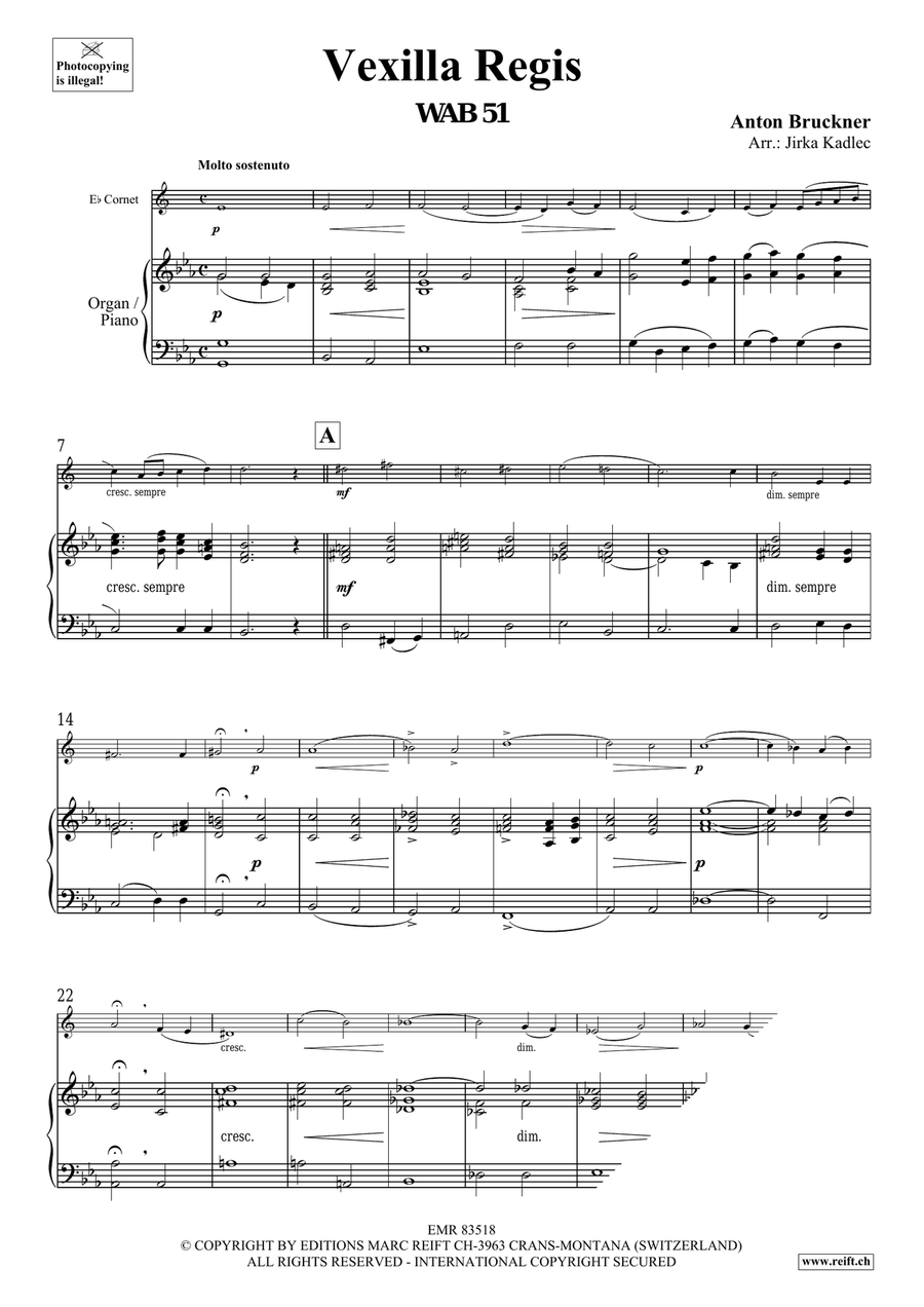 Vexilla Regis Vexilla Regis Cornet scores gallery preview page 3