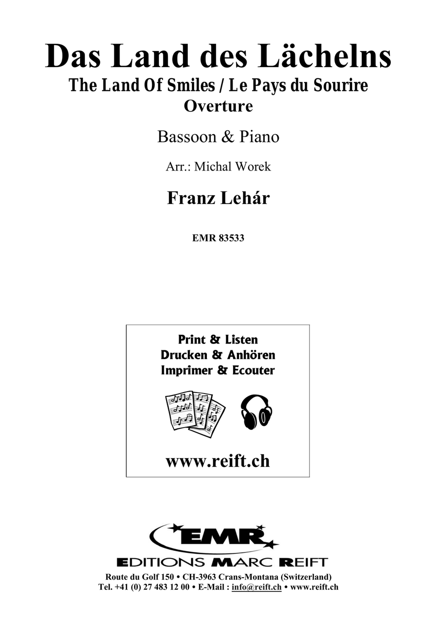 Das Land des Lächelns Das Land des Lächelns Bassoon Solo scores gallery preview page 2