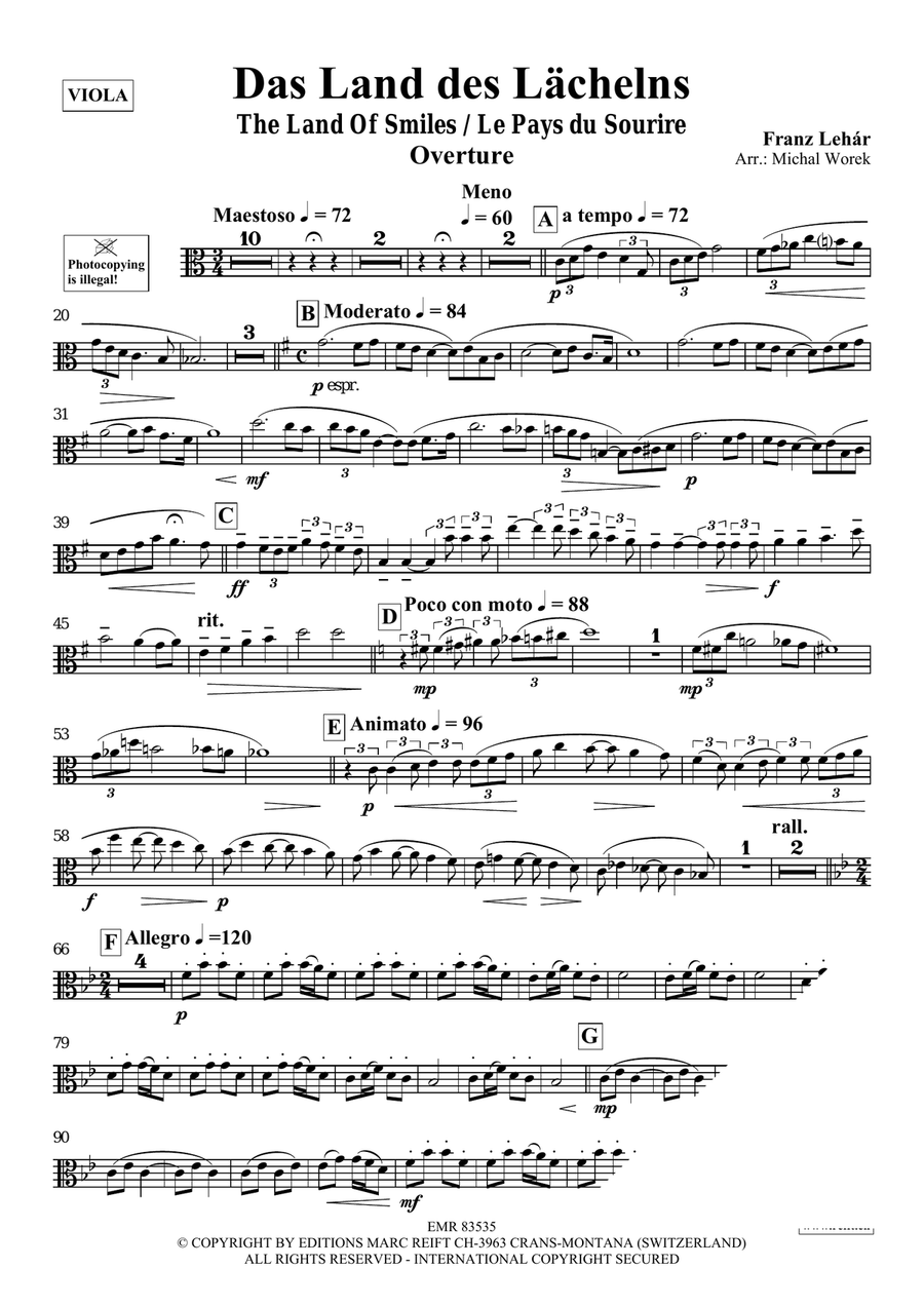 Das Land des Lächelns Das Land des Lächelns Piano Accompaniment scores gallery preview page 3
