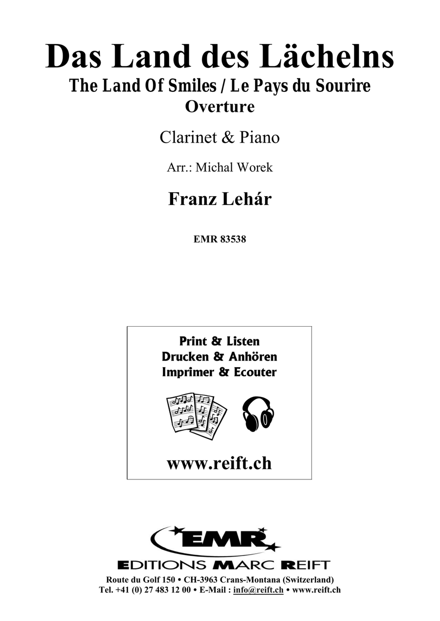 Das Land des Lächelns Das Land des Lächelns Clarinet Solo scores gallery preview page 2