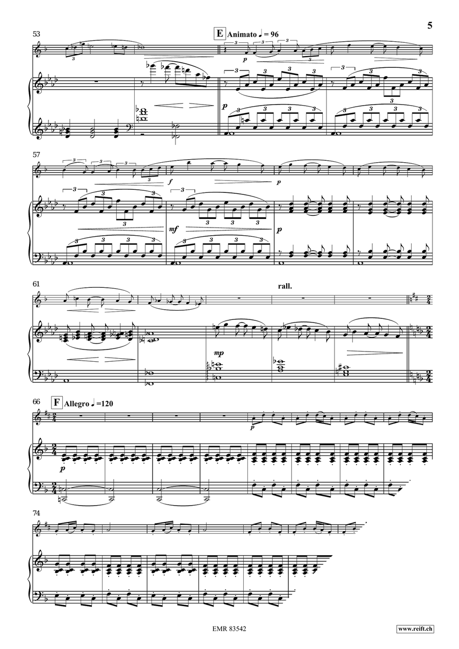 Das Land des Lächelns Das Land des Lächelns Baritone Saxophone scores gallery preview page 6