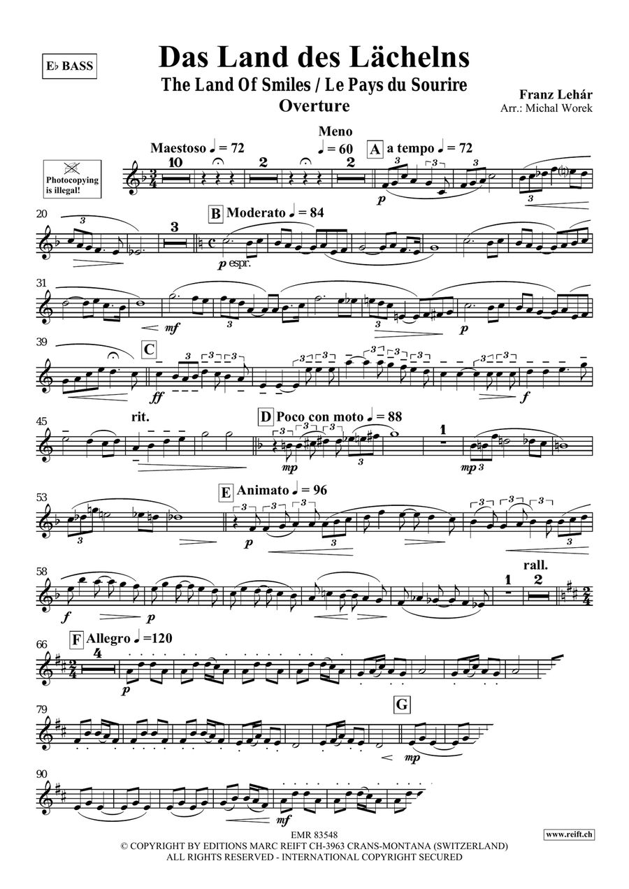 Das Land des Lächelns Das Land des Lächelns Voice Solo scores gallery preview page 3
