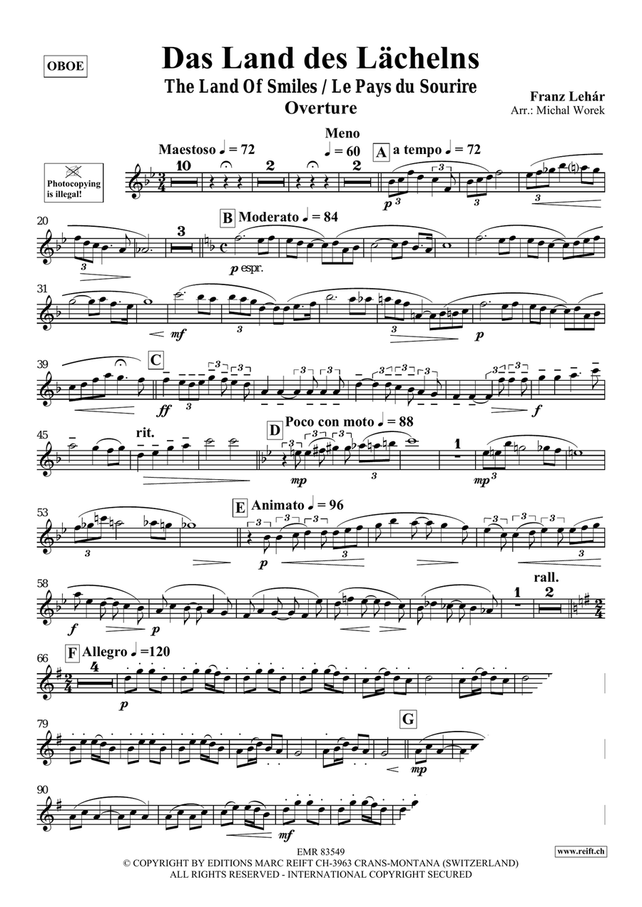 Das Land des Lächelns Das Land des Lächelns Piano Accompaniment scores gallery preview page 3