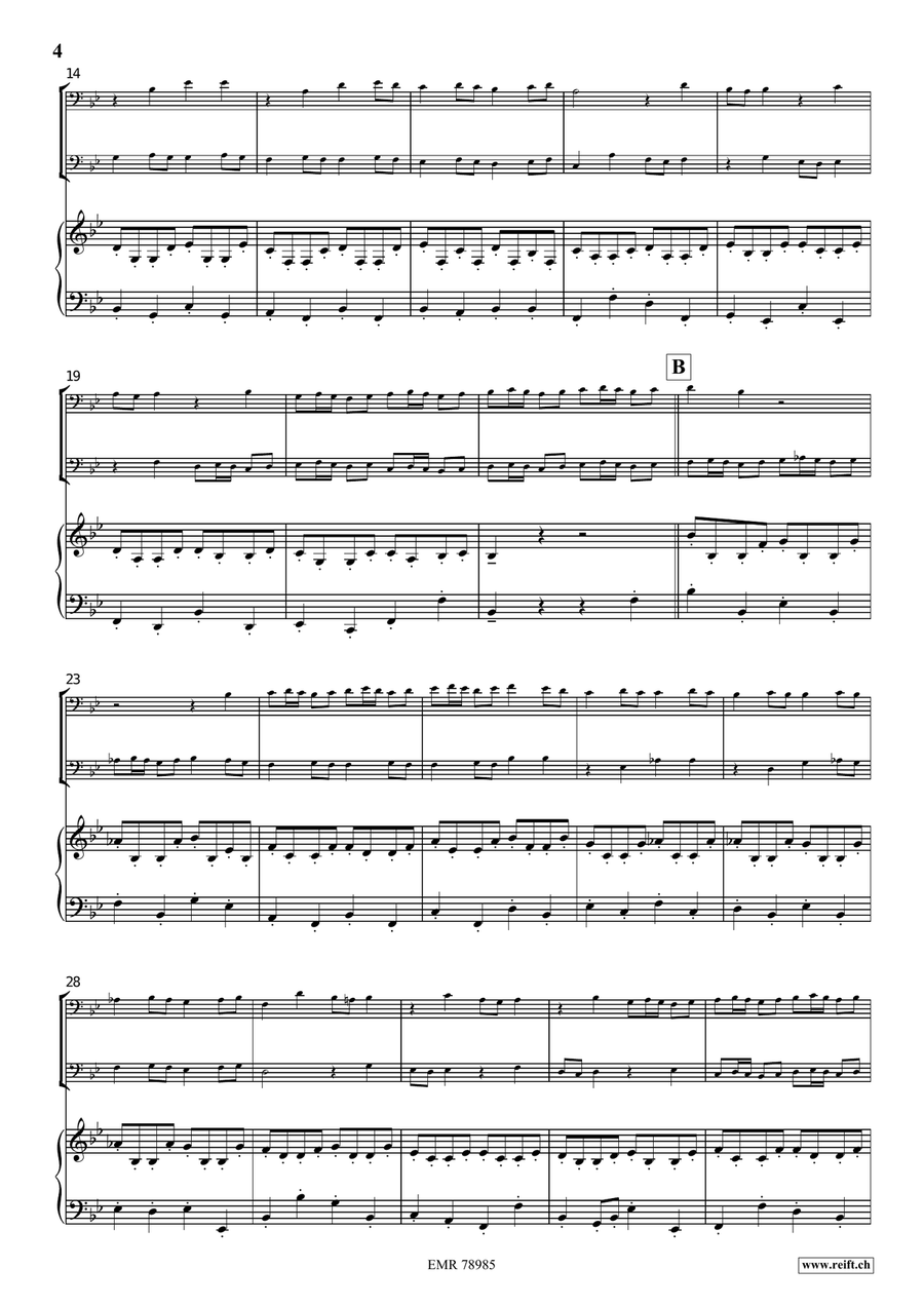 Jesu Der Du Meine Seele Jesu Der Du Meine Seele Trombone Duet scores gallery preview page 4