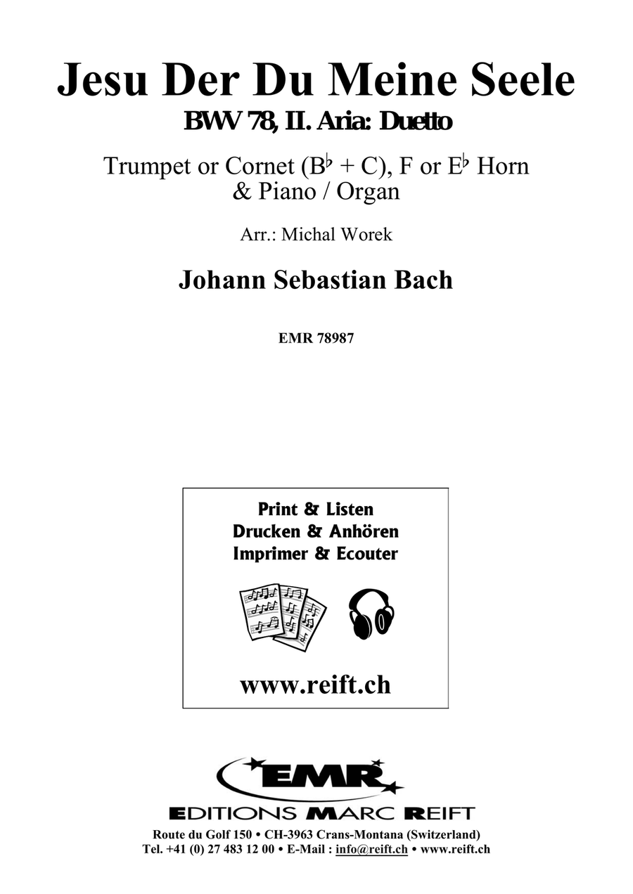 Jesu Der Du Meine Seele Jesu Der Du Meine Seele Cornet scores gallery preview page 2