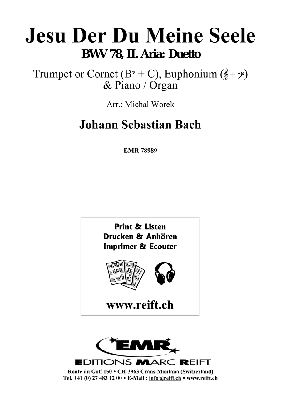 Jesu Der Du Meine Seele Jesu Der Du Meine Seele Cornet scores gallery preview page 2