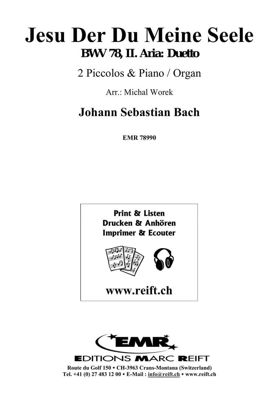 Jesu Der Du Meine Seele Jesu Der Du Meine Seele Piccolo scores gallery preview page 2