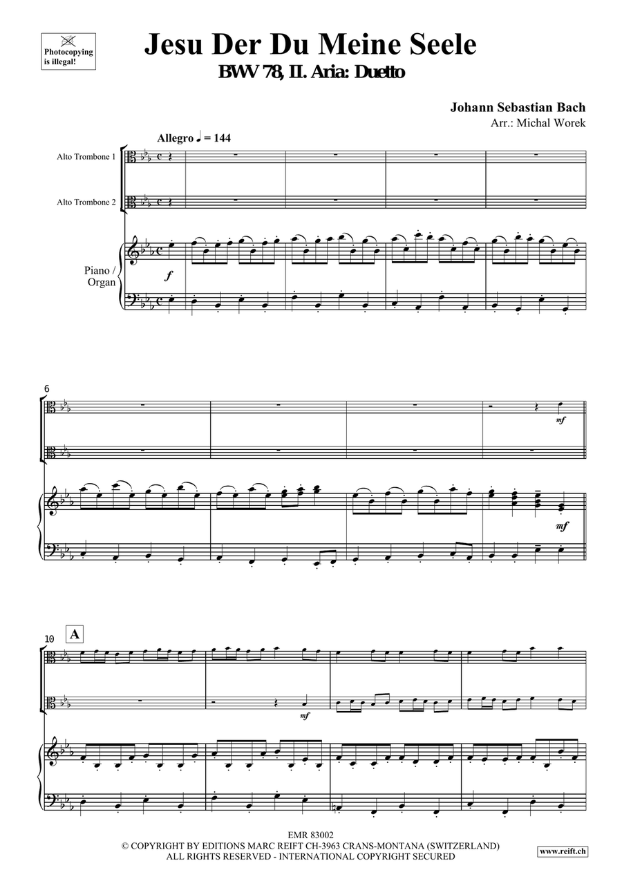 Jesu Der Du Meine Seele Jesu Der Du Meine Seele Organ scores gallery preview page 3
