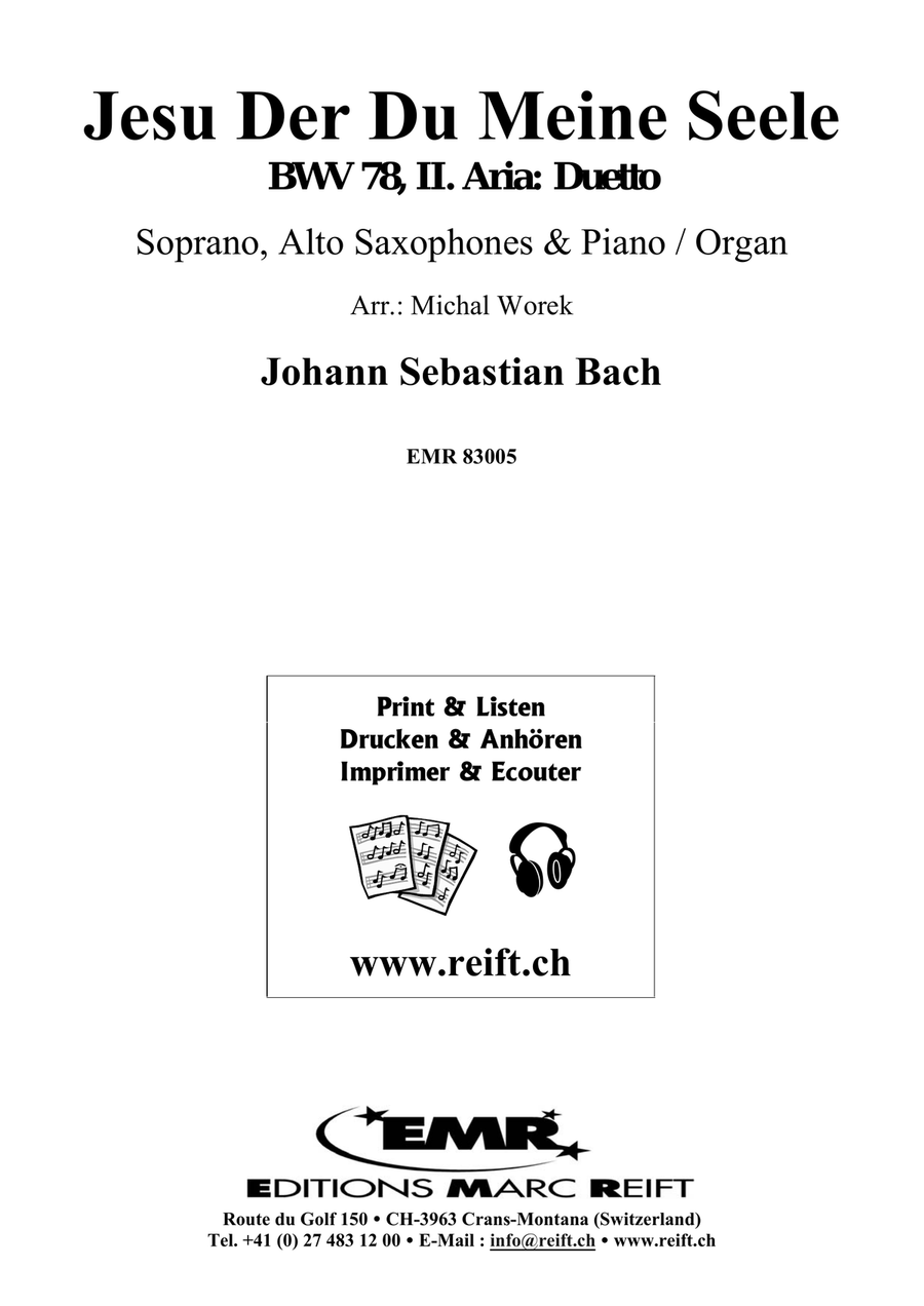 Jesu Der Du Meine Seele Jesu Der Du Meine Seele Soprano Saxophone scores gallery preview page 2