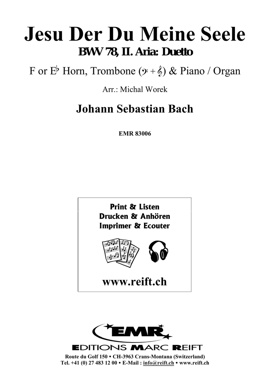 Jesu Der Du Meine Seele Jesu Der Du Meine Seele Horn scores gallery preview page 2