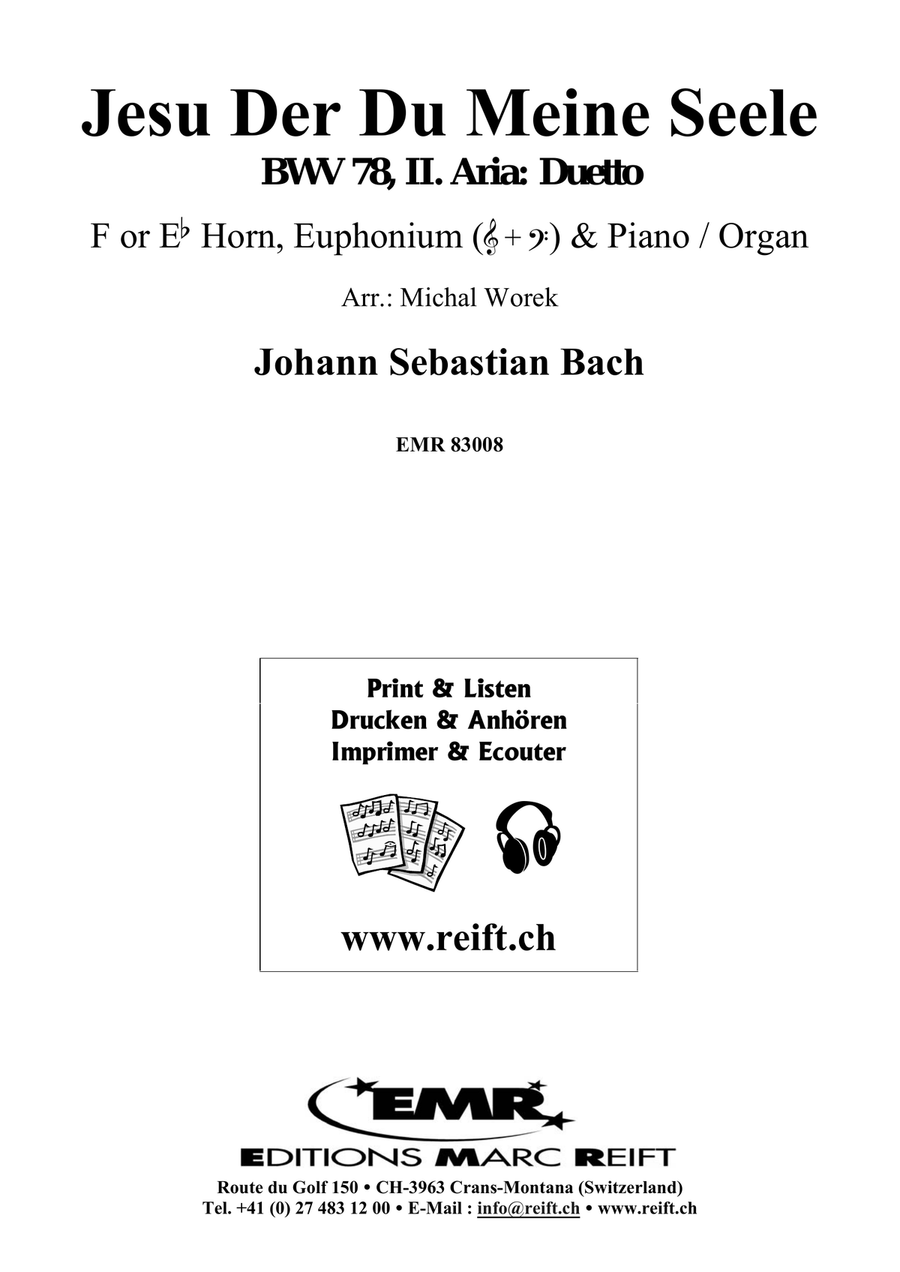 Jesu Der Du Meine Seele Jesu Der Du Meine Seele Euphonium scores gallery preview page 2