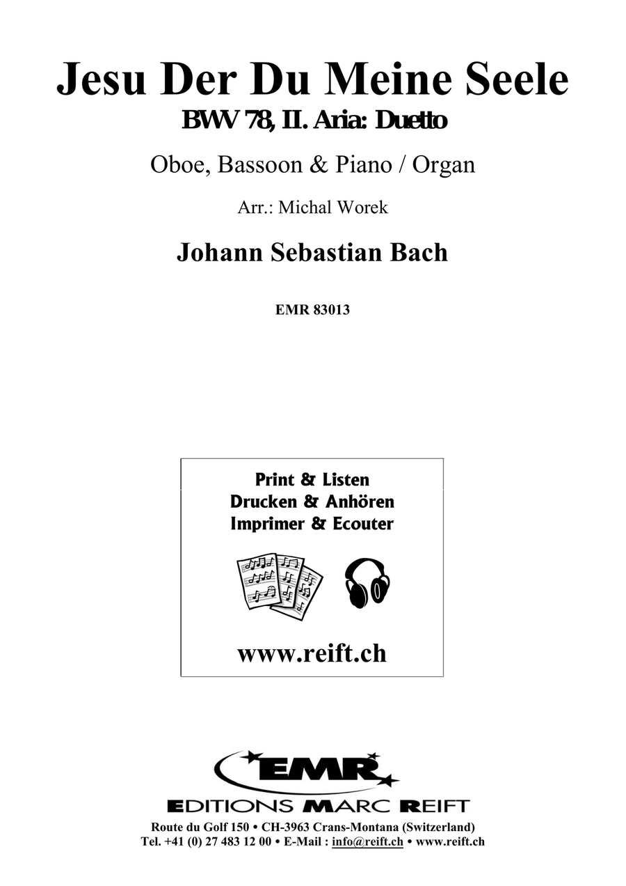 Jesu Der Du Meine Seele Jesu Der Du Meine Seele Bassoon scores gallery preview page 2