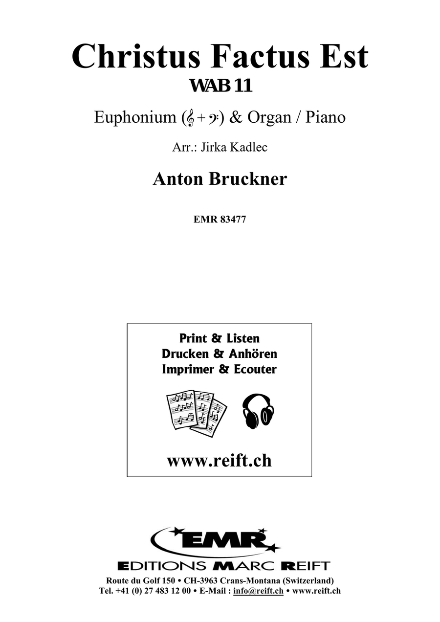 Christus Factus Est Christus Factus Est Euphonium scores gallery preview page 2