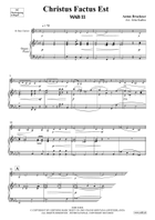 Christus Factus Est Bass Clarinet scores gallery preview page 3