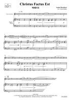 Christus Factus Est Tenor Saxophone scores gallery preview page 3