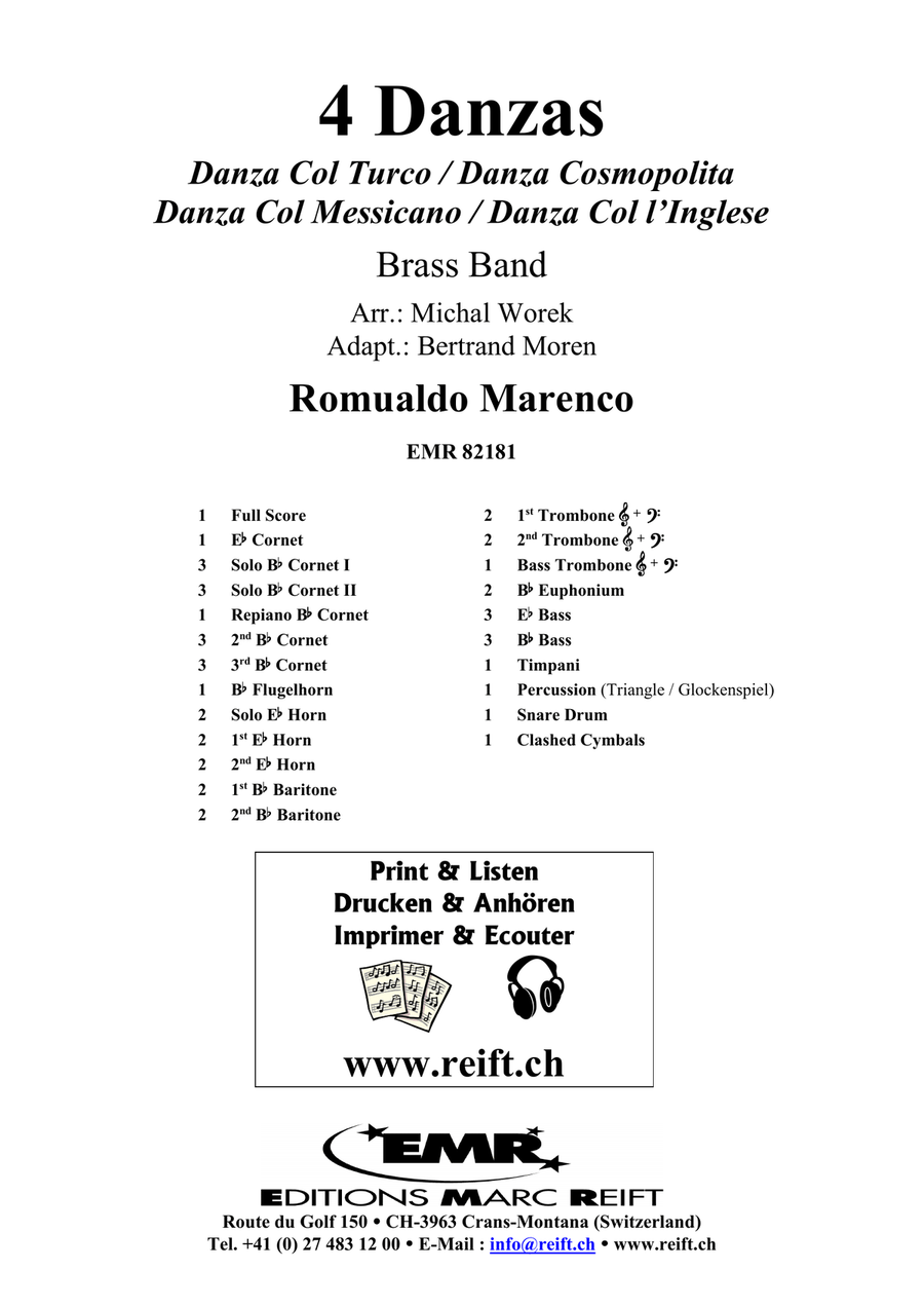 4 Danzas 4 Danzas Brass Band scores gallery preview page 2