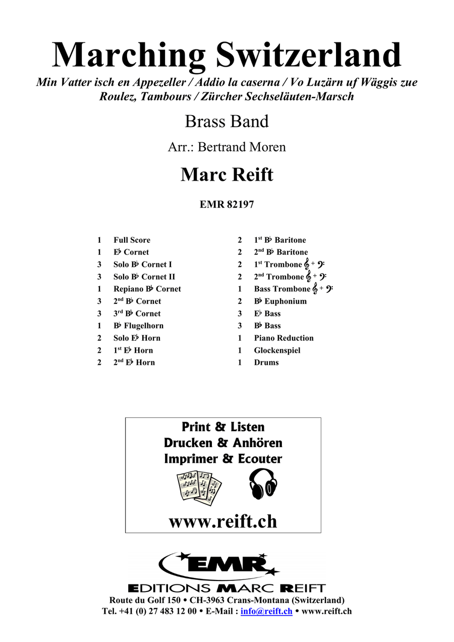 Marching Switzerland Marching Switzerland Brass Band scores gallery preview page 2